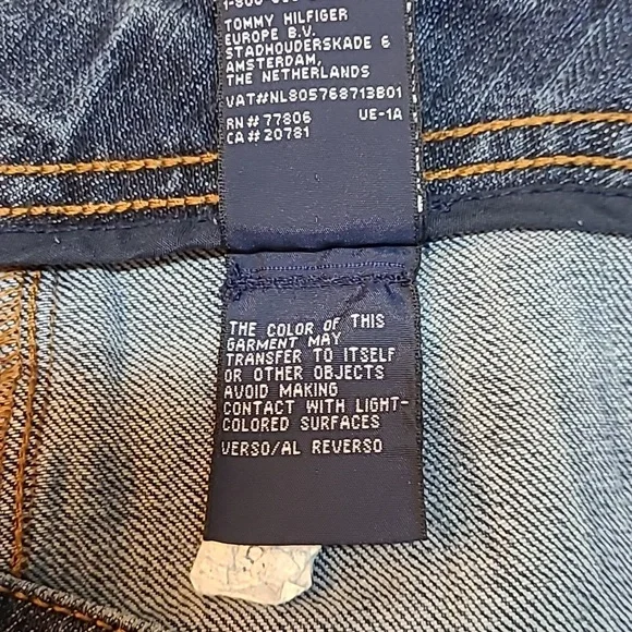 Vintage Tommy Hilfiger A-line jean 21" skirt 4 pockets medium wash size 10 - Picture 11 of 12